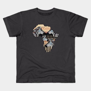 Africa with zebras Kids T-Shirt